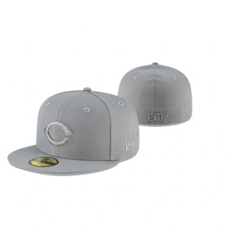 Reds Gray Storm Tonal 59FIFTY Fitted Hat
