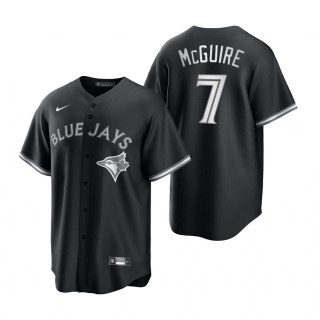 Blue Jays Reese McGuire Nike Black White Replica Jersey