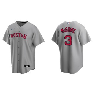 Men's Boston Red Sox Reese McGuire Gray Replica Road Jersey