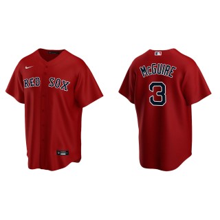 Men's Boston Red Sox Reese McGuire Red Replica Alternate Jersey