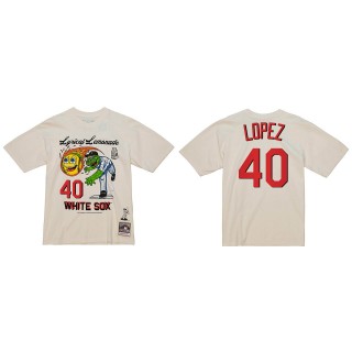 Reynaldo Lopez Chicago White Sox Lyrical Lemonade x M&N Cream T-Shirt