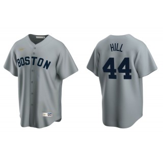 Men's Boston Red Sox Rich Hill Gray Cooperstown Collection Road Jersey