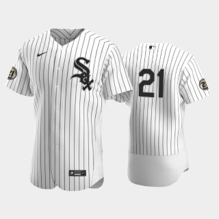 Roberto Clemente Day White Sox 21 Authentic White Jersey
