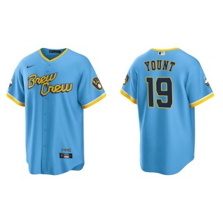 Robin Yount Brewers Powder Blue 2022 City Connect Replica Jersey