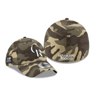 Rockies Camo 2021 Armed Forces Day 39THIRTY Hat