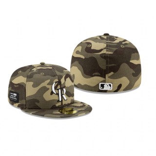 Rockies Camo 2021 Armed Forces Day Hat
