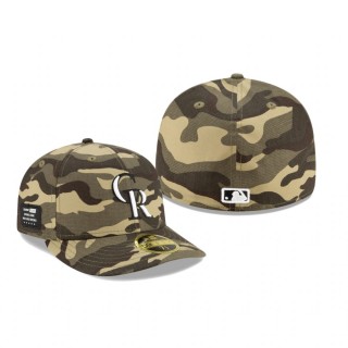 Rockies Camo 2021 Armed Forces Day Low Profile 59FIFTY Hat