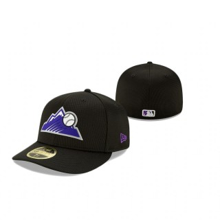 Rockies 2021 Clubhouse Black Low Profile 59FIFTY Cap