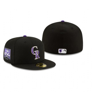 Rockies Black 2021 MLB All-Star Game 59FIFTY Fitted Hat