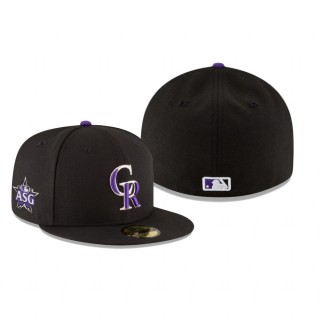 Rockies Black 2021 MLB All-Star Game Workout Sidepatch 59FIFTY Hat