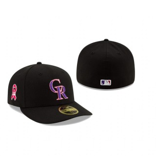Rockies 2021 Mother's Day Black Low Profile 59FIFTY Cap