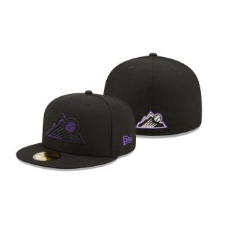 Rockies Scored 59FIFTY Fitted Black Hat