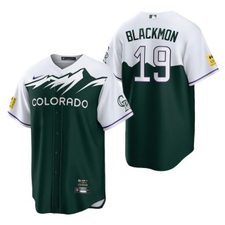 Colorado Rockies Charlie Blackmon Green 2022 City Connect Replica Player Jersey