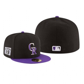 Men's Rockies Charlie Blackmon Player Patch 59FIFTY Fitted Hat