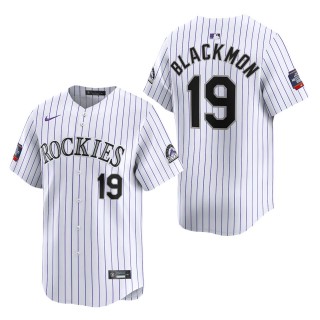 Colorado Rockies Charlie Blackmon White 2024 MLB World Tour Mexico City Series Home Limited Player Jersey
