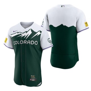 Colorado Rockies Green 2022 City Connect Authentic Team Jersey