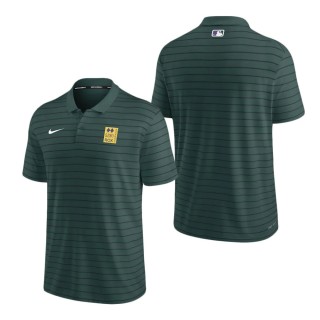 Colorado Rockies Green Authentic Collection 2022 City Connect Striped Performance Polo