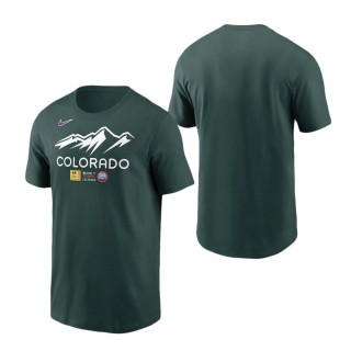 Colorado Rockies Green 2022 City Connect Wordmark T-Shirt