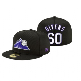 Rockies Mychal Givens Black 2021 Clubhouse Hat