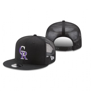 Colorado Rockies Black On-Field Replica 9FIFTY Snapback Hat