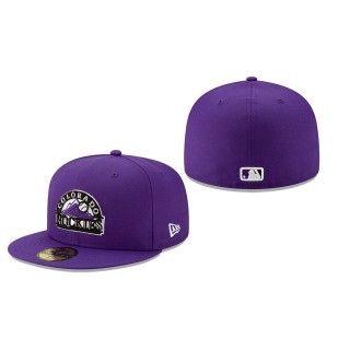 2019 MLB Little League Classic Colorado Rockies Purple 59FIFTY Fitted Hat