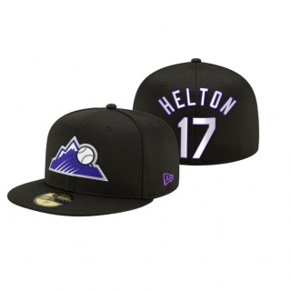 Rockies Todd Helton Black 2021 Clubhouse Hat