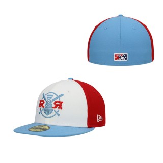 Men's Round Rock Express White Authentic Collection Team Alternate 59FIFTY Fitted Hat