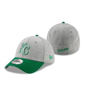 Royals Gray Green 2021 St. Patrick's Day Change Up Redux 39THIRTY Hat