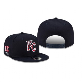 Kansas City Royals Navy 4th of July 9FIFTY Adjustable Hat