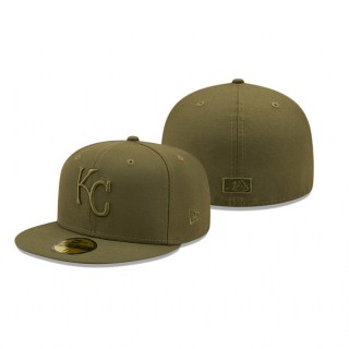 Kansas City Royals Olive Color Pack 59FIFTY Fitted Hat