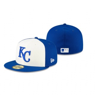 Royals White Royal Cooperstown Collection Hat