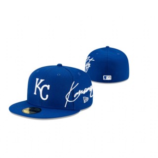 Royals Cursive Royal 59FIFTY Fitted Cap