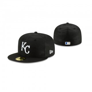 Royals Midnight Camo Black 59FIFTY Fitted Hat