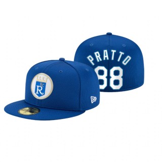 Royals Nick Pratto Royal 2021 Clubhouse Hat