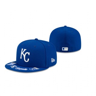 Royals Royal Visor Hit 59Fifty Fitted Hat