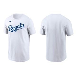 Kansas City Royals White Team Wordmark T-Shirt