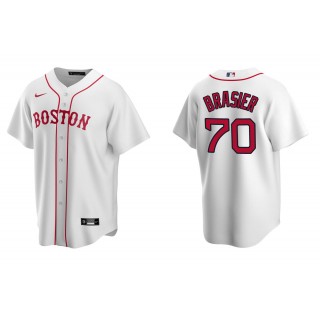 Men's Boston Red Sox Ryan Brasier White Replica Alternate Jersey