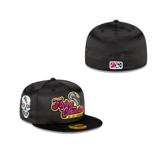 San Antonio Missions Black Satin 59FIFTY Fitted Cap