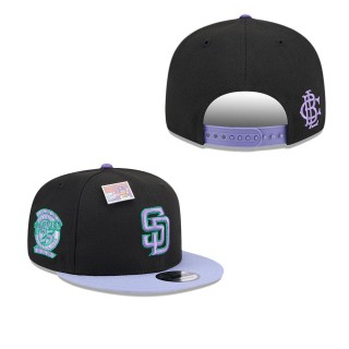 San Diego Padres Black Purple Grape Big League Chew Flavor Pack 9FIFTY Snapback Hat