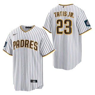 San Diego Padres Fernando Tatis Jr. White 2024 MLB World Tour Seoul Series Home Replica Player Jersey