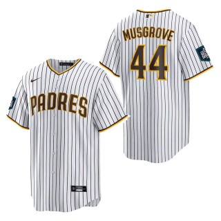 San Diego Padres Joe Musgrove White 2024 MLB World Tour Seoul Series Home Replica Player Jersey