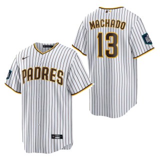 San Diego Padres Manny Machado White 2024 MLB World Tour Seoul Series Home Replica Player Jersey