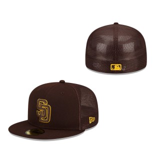 San Diego Padres 2022 Batting Practice 59FIFTY Fitted Hat Brown
