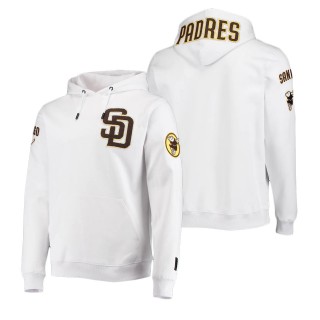 San Diego Padres Pro Standard White Logo Pullover Hoodie