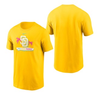 Men's San Diego Padres Yellow 2022 City Connect Graphic T-Shirt