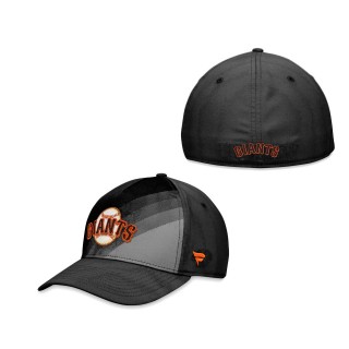 San Francisco Giants Black Iconic Gradient Flex Hat
