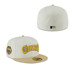 San Francisco Giants Just Caps Ivory Visor Fitted Hat