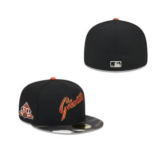 San Francisco Giants Metallic Camo Fitted Hat