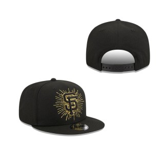 San Francisco Giants Metallic Logo Snapback Hat
