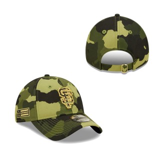 San Francisco Giants New Era Camo 2022 Armed Forces Day 9TWENTY Adjustable Hat